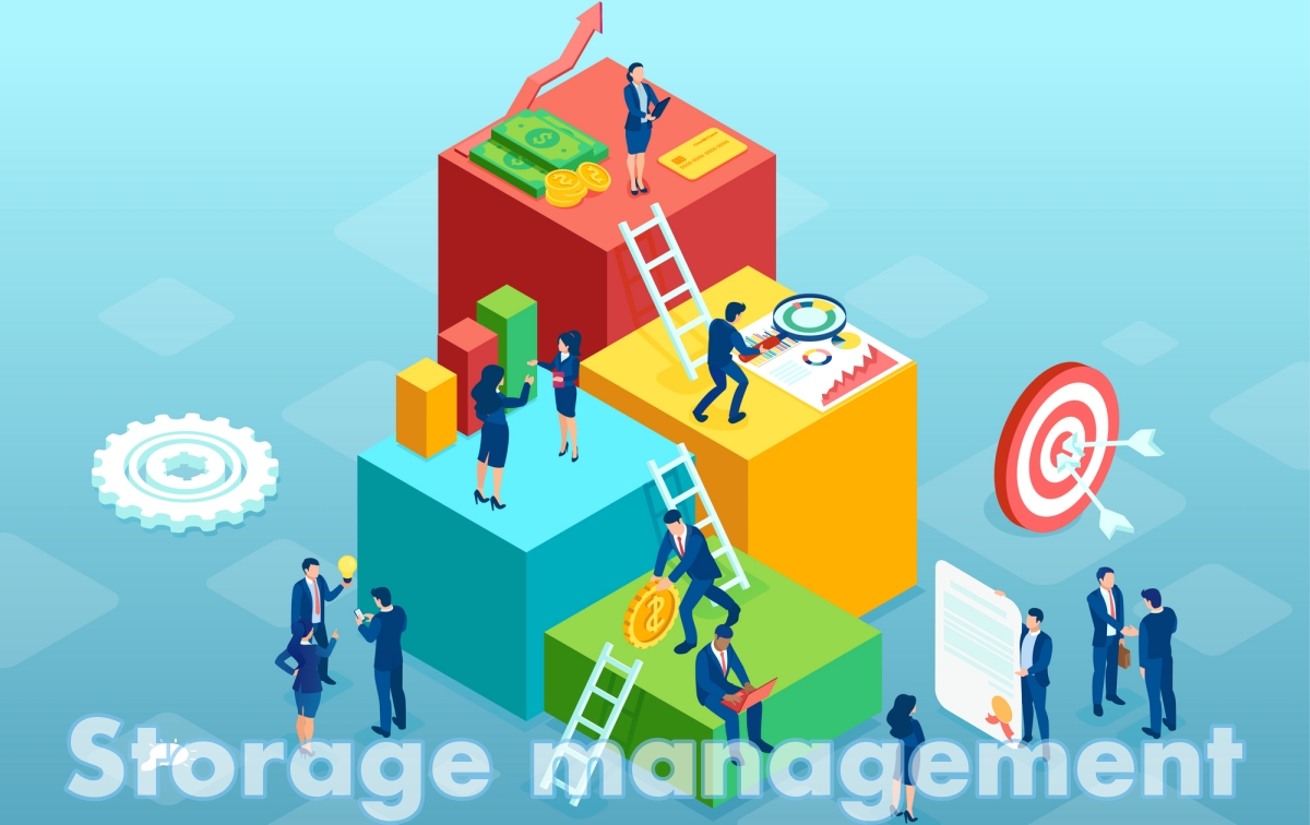 storage management - concept grafico