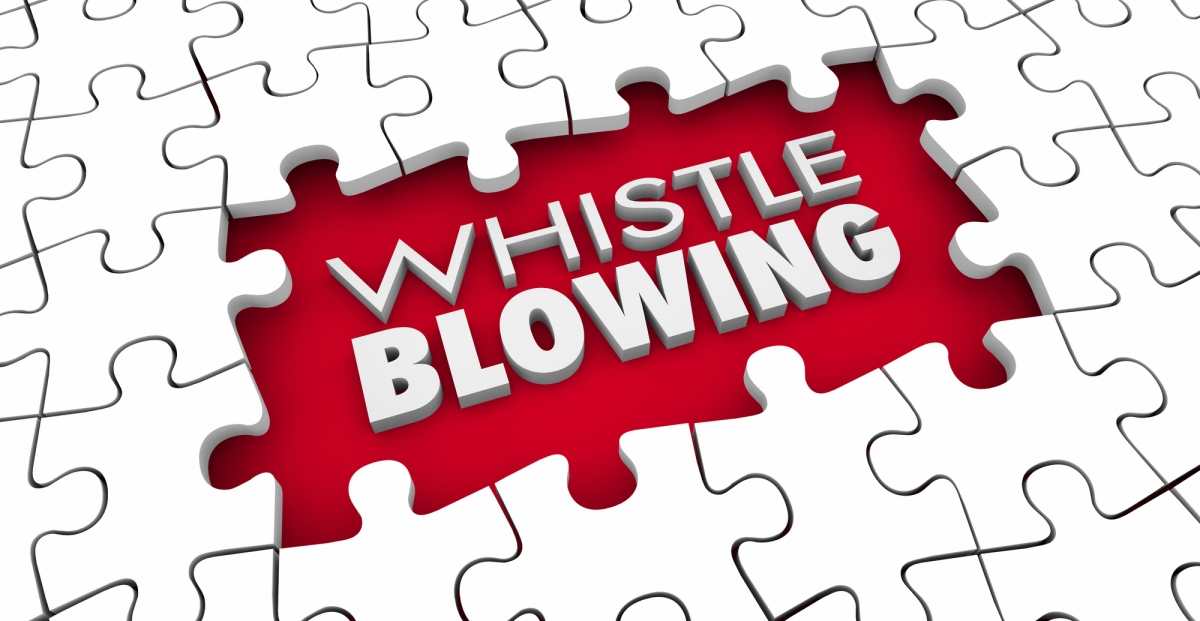Whistleblowing - concept grafico