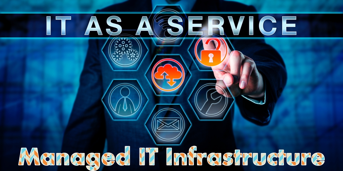 Managed IT Infrastructure - concept grafico